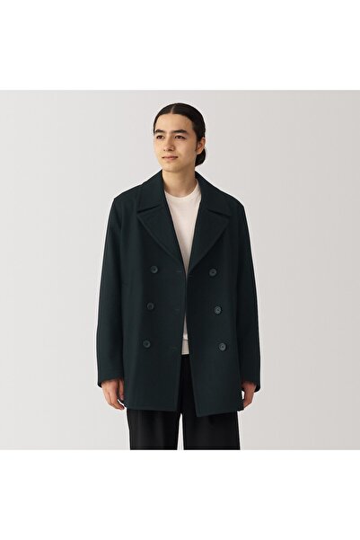 Muji Wool Blend Pea Coat