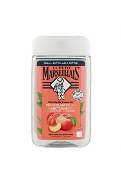 Le Petit Marseillais جل الاستحمام بالخوخ الأبيض والنيكتارين 250 مل