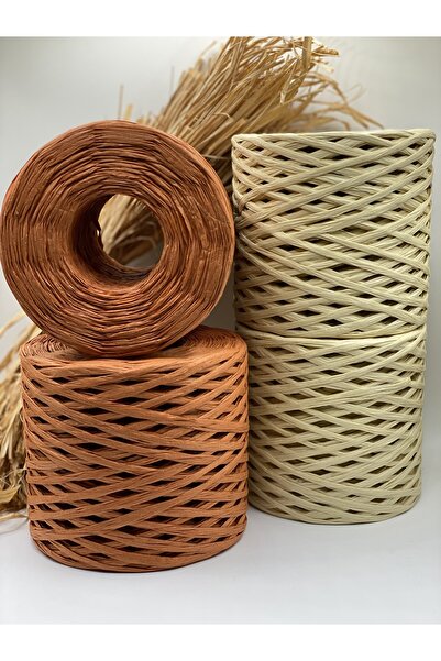 Fiolimore Pachet de 4 rafie (800 GRAM) Sfoară de hârtie Sfoară pentru pungi S...