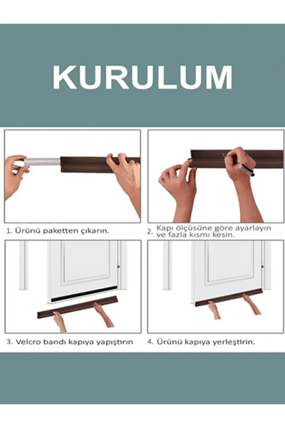 mc.pierobaby Yeni Nesil Lux Kapı Altı Cırtlı Rüzgar Önleyici Sünger 90 Cm Gri 1 adet