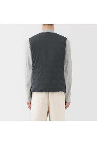 Muji Light Weight Down Pocketable Collarless Vest