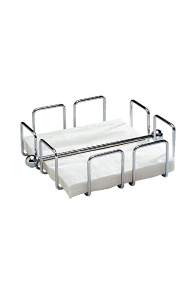 Stalgast Stainless steel napkin holder with weight bar, 19x19x6.5 cm