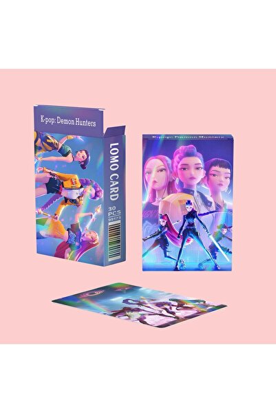victiny Set de cărți foto Kpop Demon Hunters | 30 de cărți de tranzacționare Huntrx Saja Boys | Card portofel coreean Idol |