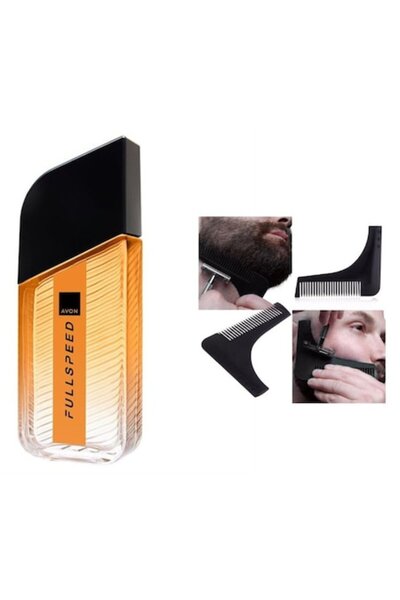 AVON Full Speed ​​eau de toilette and beard comb set,