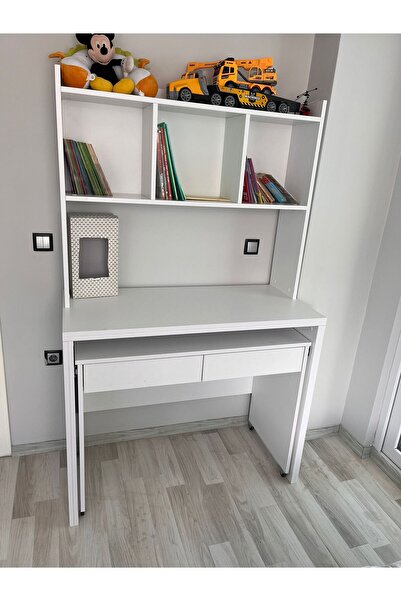 Çatı Home ÇALIŞMA MASASI ÇOK AMAÇLI KİTAPLIK, RAFLI, ÇEKMECELİ ÖĞRENCİ VE YETİŞKİNLER İÇİN