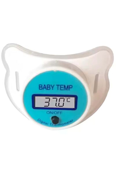 StartONTeam Electronic Pacifier Thermometer for Babies, Oral Temperature Measurement Fever Alarm Memory Function