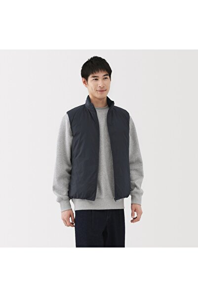 Muji Light Weight Down Pocketable Stand Collar Vest