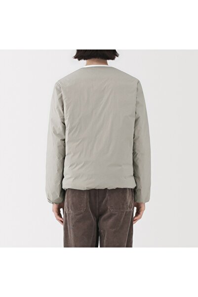 Muji Light Weight Down Pocketable Collarless Jacket