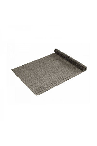 LEONE Gray table cloth, Savana Grigio, 120x40 cm