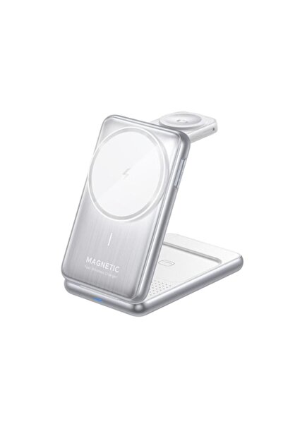 ArKode™ Încărcător wireless Magsafe generația a 2-a, protocol de încărcare QI2, încărcător rapid 3 în 1 de 25W