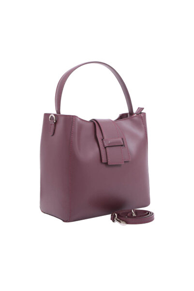 AZZURA Geantă Bailley, piele naturală, albă, 8057