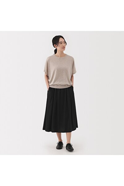 Muji Lyocell Blended Flare Skirt