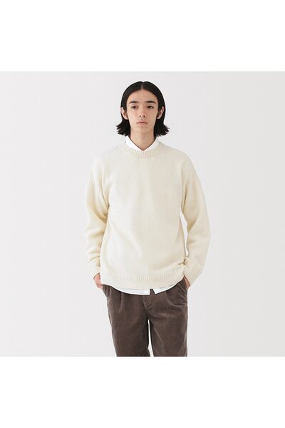 Muji Andes Wool Crew Neck Sweater