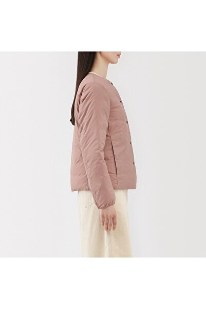 Muji Light Weight Down Pocketable Collarless Jacket