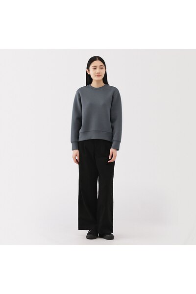 Muji Double Knitted Crew Neck Sweatshirt