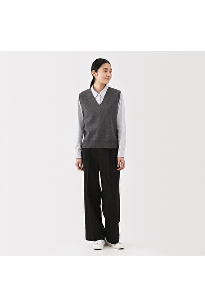 Muji Washable Milano Ribbed Vest