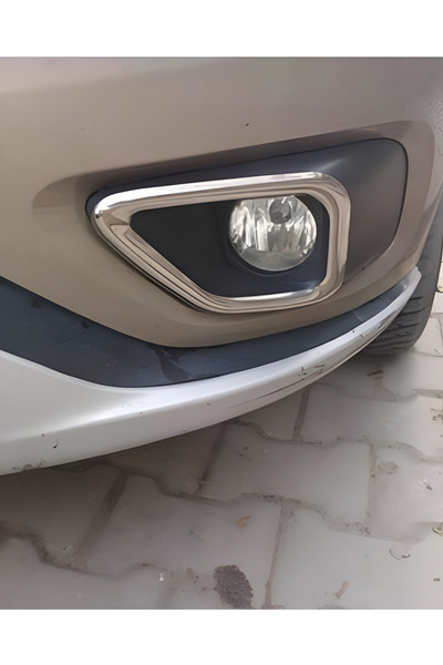 ACK Dizayn FİAT DOBLO 2015-2022 ARACA ÖZEL KROM SİS FAR ÇERÇEVESİ PASLANMAZ 2PCS