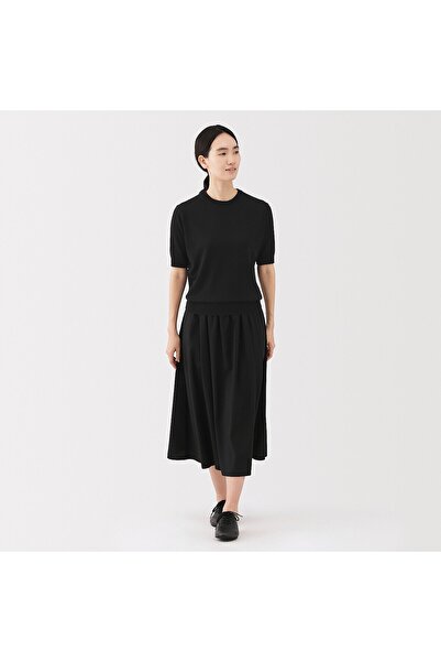 Muji Washable High-gauge Half Sleeve Sweater