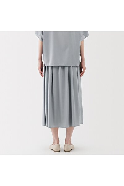 Muji Lyocell Blended Flare Skirt