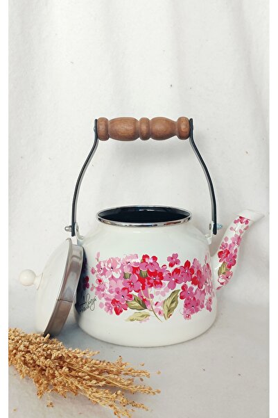 EBRULİEMAYE Always Enamel Teapot Kettle 2.5 Liters