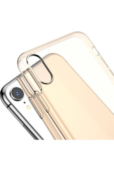 Fibaks iPhone Xr Compatible Transparent Ultra Thin Colorful Cover Case Simple