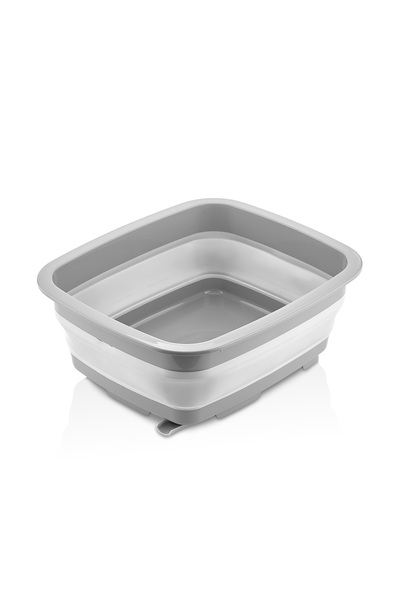 Mons Folding Basin with Stopper Qlux Camping Caravan Folding Basin Food Grade Folding Basin L-00802