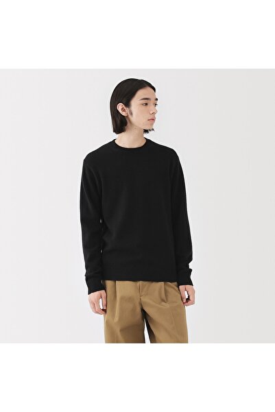 Muji Washable Mid-Gauge Crew Neck Sweater