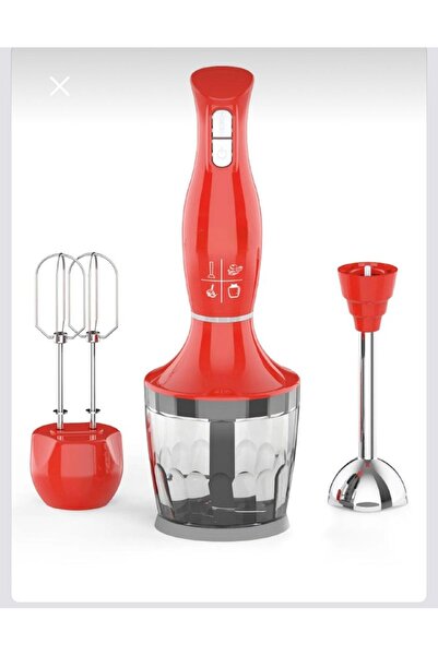 Empressco Kırmızı 800 Watt Güçlü ve Şık Blender, Hızlı ve Kolay Kullanım