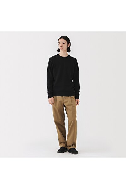 Muji Washable Mid-Gauge Crew Neck Sweater