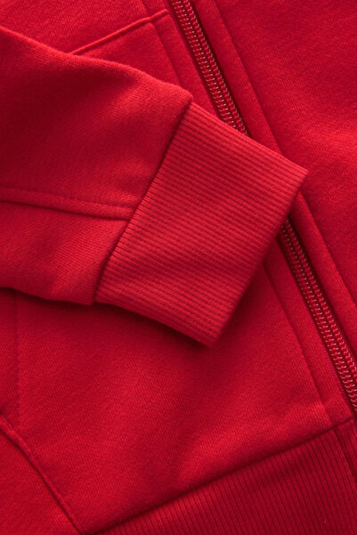 Colorinas Comfy Kapişonlu Fermuarlı Sweatshirt