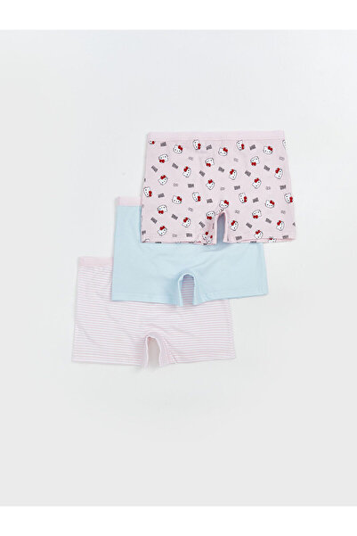 LC Waikiki Hello Kitty Printed Girl's Boxer 3-Pack
