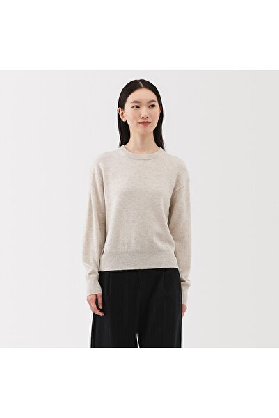 Muji Washable Mid-Gauge Crew Neck Sweater