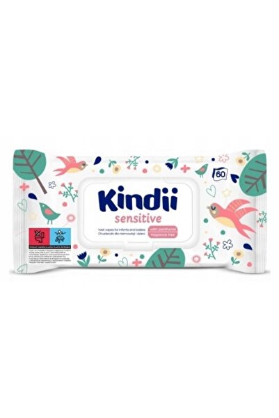Other Șervețele umede KINDII pentru bebeluși sensibili, 60 buc.