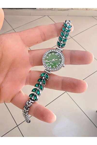 LOOQ Vintage Stone Patterned Women's Wristwatch