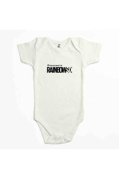 CrowsGate بدلة أطفال بشعار Rainbow Six بلون إكرو