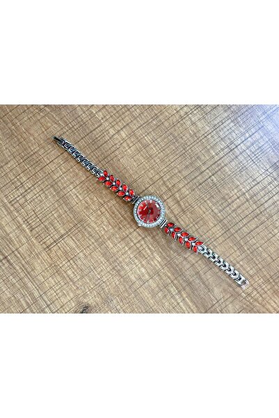 LOOQ Vintage Stone Patterned Women's Wristwatch