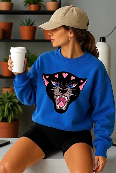 ArtYus Унисекс дълъг ръкав черно леопардово принт трансфер принт велосипедна ...