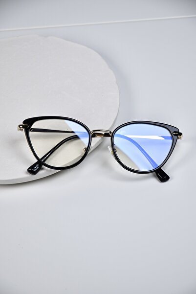 LOOKUP NEW Cat Eye 55 Ekartman Metal Transparent Women Men Unisex Blue Light Protection Screen Glasses Eyewear