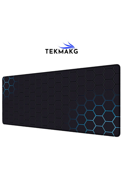 TEKMAKG Desenli Gaming Oyuncu Mousepad XXL 90x40 Kaymaz Tabanlı Mousepad
