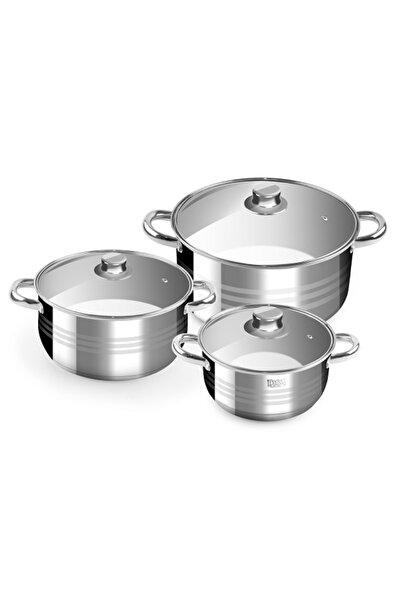 Perfect Home set de cratițe din oțel inoxidabil 20/24/26 cm