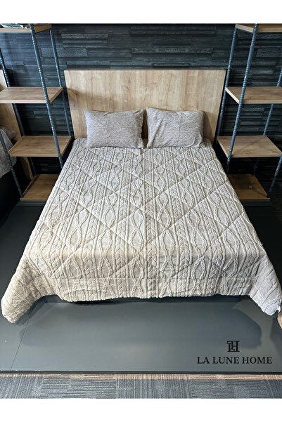 la lune home Welsoft Peluş Uyku Seti 220x240 – Orta Dolgu Keçe – 2 Yastık Kıl...