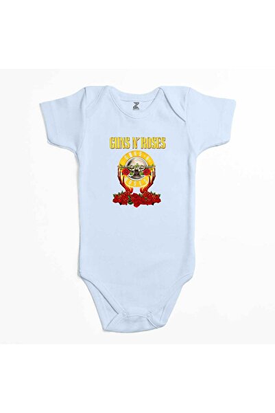 CrowsGate بدلة أطفال من Guns N Roses باللون الأزرق الفاتح