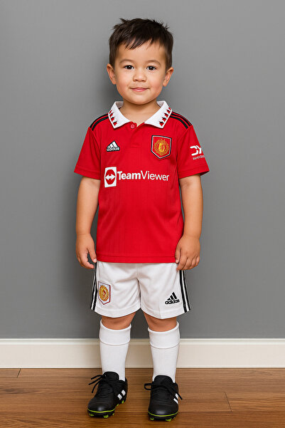 Generic Man United Kids’ Home Football Kit – Jersey & Shorts