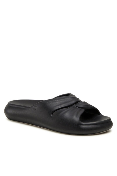 Melissa Γυναικείες σαγιονάρες μαύρες MELISSA-33532 51496 ΜΑΥΡΟ/ΜΠΕΖ