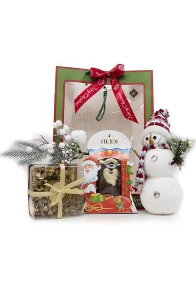 velve Pachet cadou Merry Christmas,Lumanare decorativa,Mos Craciun ciocolata,...