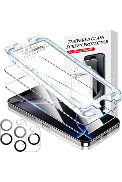 Fitudoos Set 2 Folii De Protectie pentru Iphone 16 Pro Max, Include Sticla de...