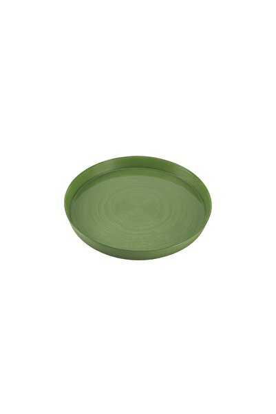 Porland Funky 6-Piece Glass Plate Green 21cm