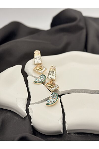 Unzilee أقراط بتصميم متدلي من ماركة تشيستون ستونز موديل ليموناتا كونسبت