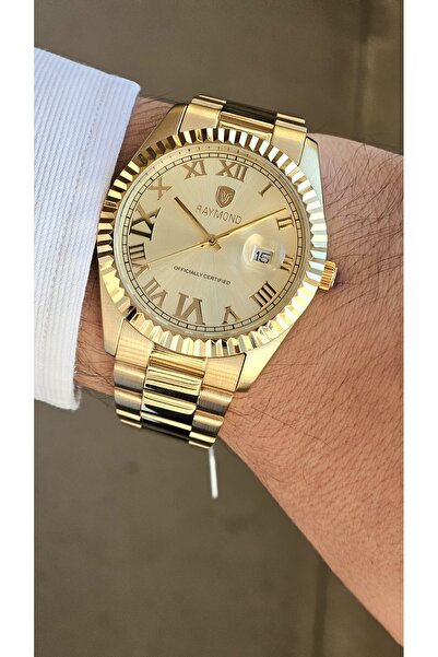 Raymond Rym-611821 Men's Wristwatch - New Season - Quartz - Stainless Steel - Guaranteed - Original