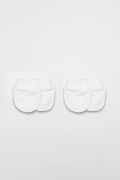 İsmiyle Al Znv Mey Import ®   2Li Combed Cotton Gloves Basic 90108 White Znv2026